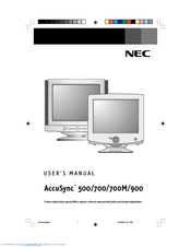 NEC 700 User Manual