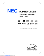 NEC NDR50 Owner's Manual