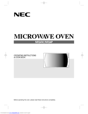 NEC N924W Operating Instructions & Cook Book