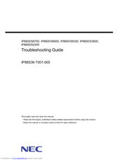 NEC IP8800/S3600 Series Troubleshooting Manual