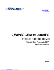 Nec UNIVERGE NEAX 2000 IPS Reference Manual