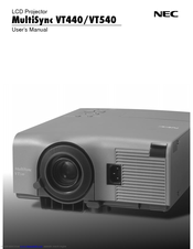 NEC MultiSync VT440 User Manual