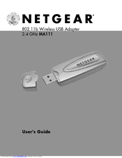 NETGEAR MA111v1 - 802.11b Wireless USB Adapter User Manual