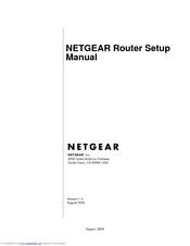 NETGEAR 95054 Setup Manual