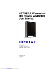 NETGEAR WNR2000 User Manual