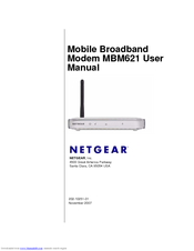 NETGEAR MBM621 - 3G HSDPA Ethernet Modem User Manual