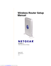 NETGEAR WPN824v3 - RangeMax Wireless Router Setup Manual