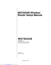 NETGEAR WGM124 Setup Manual