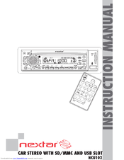 Nextar NCU102 Instruction Manual