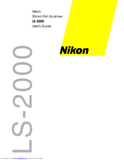 Nikon LS-2000 User Manual