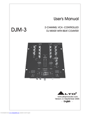 Alto DJM-3 User Manual