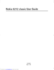 Nokia 6212 classic User Manual