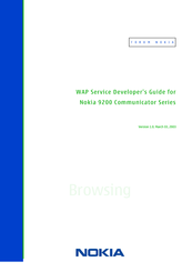 Nokia COMMUNICATOR 9200 Developer's Manual