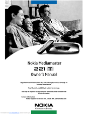 Nokia Mediamaster 221 T Owner's Manual