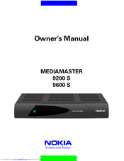 Nokia Mediamaster 9200S Owner's Manual