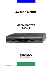 Nokia MEDIAMASTER 9450 S Owner's Manual