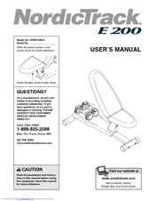 NordicTrack E 200 NTBE1506.0 User Manual