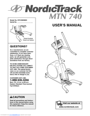NordicTrack MTN 740 NTCCM58020 User Manual