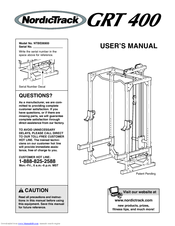 NordicTrack NTBE06900 User Manual