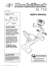NordicTrack SL 710 User Manual