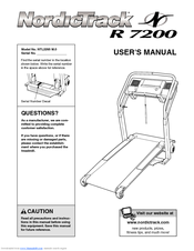 NordicTrack R 7200 treadmill NTL2295 M.0 User Manual