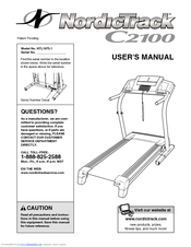 NordicTrack C2100 Treadmill User Manual