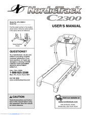 NordicTrack 2300 Treadmill User Manual