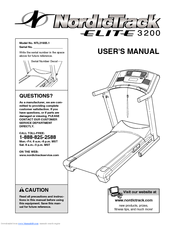 NordicTrack Elite 3200 Treadmill User Manual