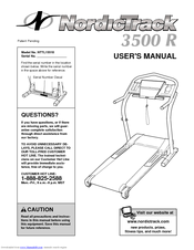 NordicTrack 3500 R User Manual