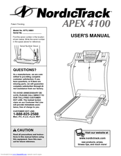 NordicTrack Apex 4100 User Manual