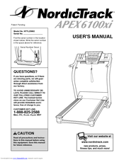 NordicTrack Apex 6100xi User Manual