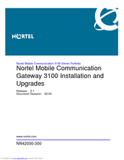 Nortel NN42030-300 Installation And Upgrades