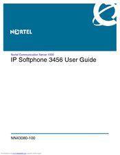 Nortel 3456 User Manual