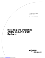 Nortel ANH-8/DC Installation And Operating