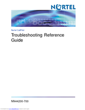 Nortel CallPilot NN44200-700 Troubleshooting Manual