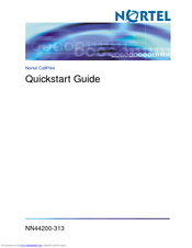 Nortel NN44200-313 Quick Start Manual