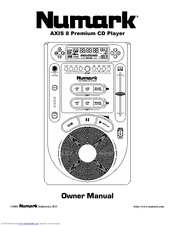 Numark AXIS 8 Owner's Manual