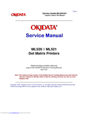 Oki ML521 Service Manual