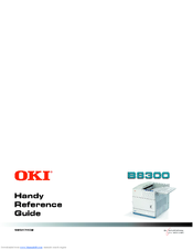 Oki B B8300 Reference Manual