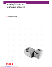 Oki C7300 V2 Network Manual