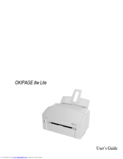 Oki OKIPAGE 8w Lite User Manual
