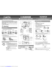 Olympus C2040Z - CAMEDIA - Digital Camera Quick Start Manual