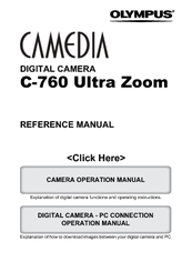 Olympus CAMEDIA C-460 Zoom Reference Manual