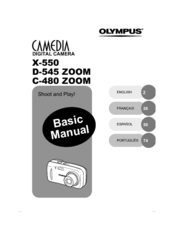 Olympus D545 - 4MP Digital Camera Basic Manual