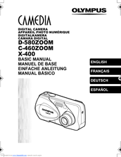 Olympus D-580 - 4MP Digital Camera Basic Manual