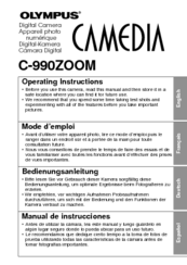 Olympus CAMEDIA C-990z Instrucciones De Operación