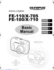 Olympus FE 110 - Digital Camera - 5.0 Megapixel Basic Manual