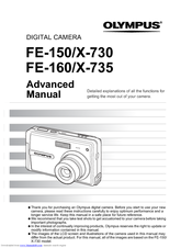 Olympus FE-150/X-730 Advanced Manual