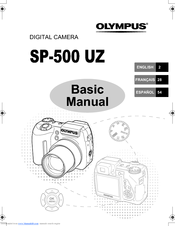 Olympus CAMEDIA SP-500 UZ Basic Manual
