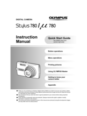 Olympus M 780 Instruction Manual
